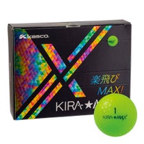 キャスコ　KIRA MAX キラ マックス ゴルフボール 1ダース （12球入り） ライム　2026年モデル