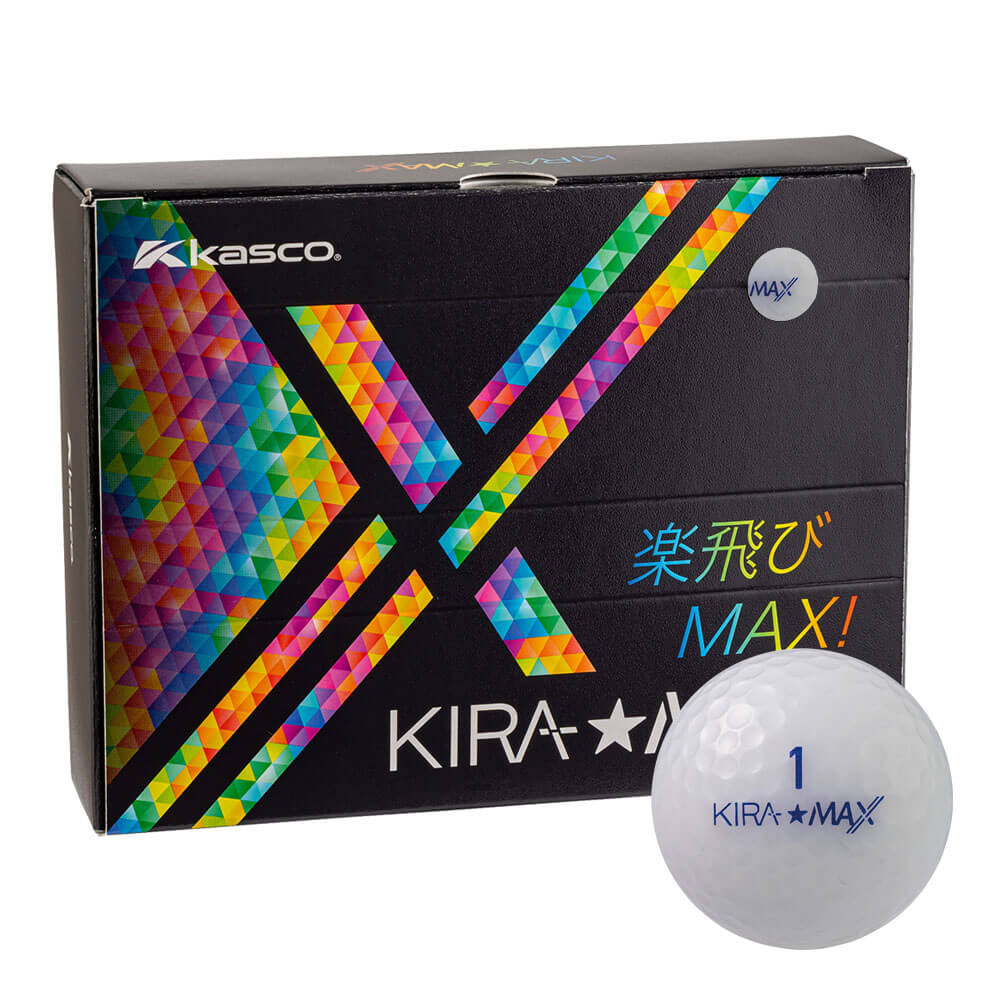 キャスコ KIRA MAX キラ マックス ゴルフボール 1ダース （12球入り） ホワイト 2026年モデル