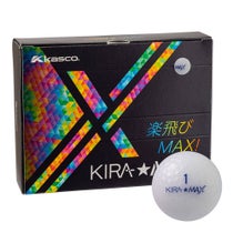 キャスコ　KIRA MAX キラ マックス ゴルフボール 1ダース （12球入り） ホワイト　2026年モデル