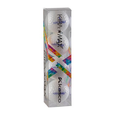 キャスコ　KIRA MAX キラ マックス ゴルフボール 1ダース （12球入り） ホワイト　2026年モデル ホワイト 詳細4