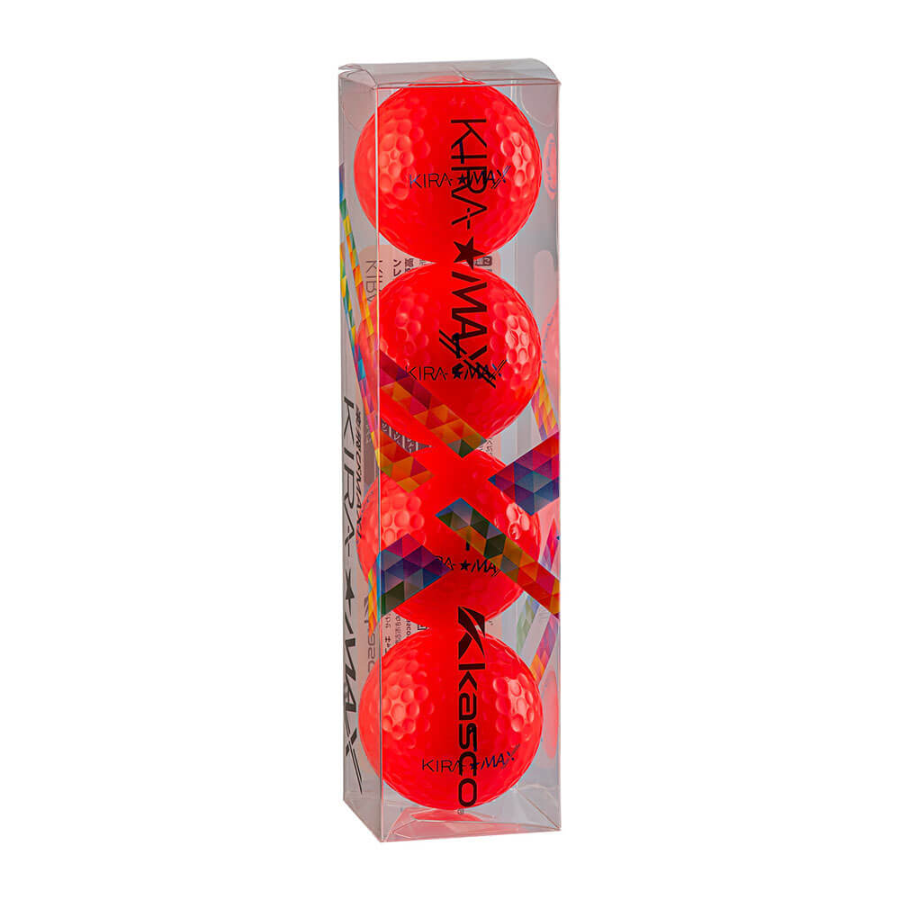 キャスコ　KIRA MAX キラ マックス ゴルフボール 1ダース （12球入り） レッド　2026年モデル レッド 詳細4