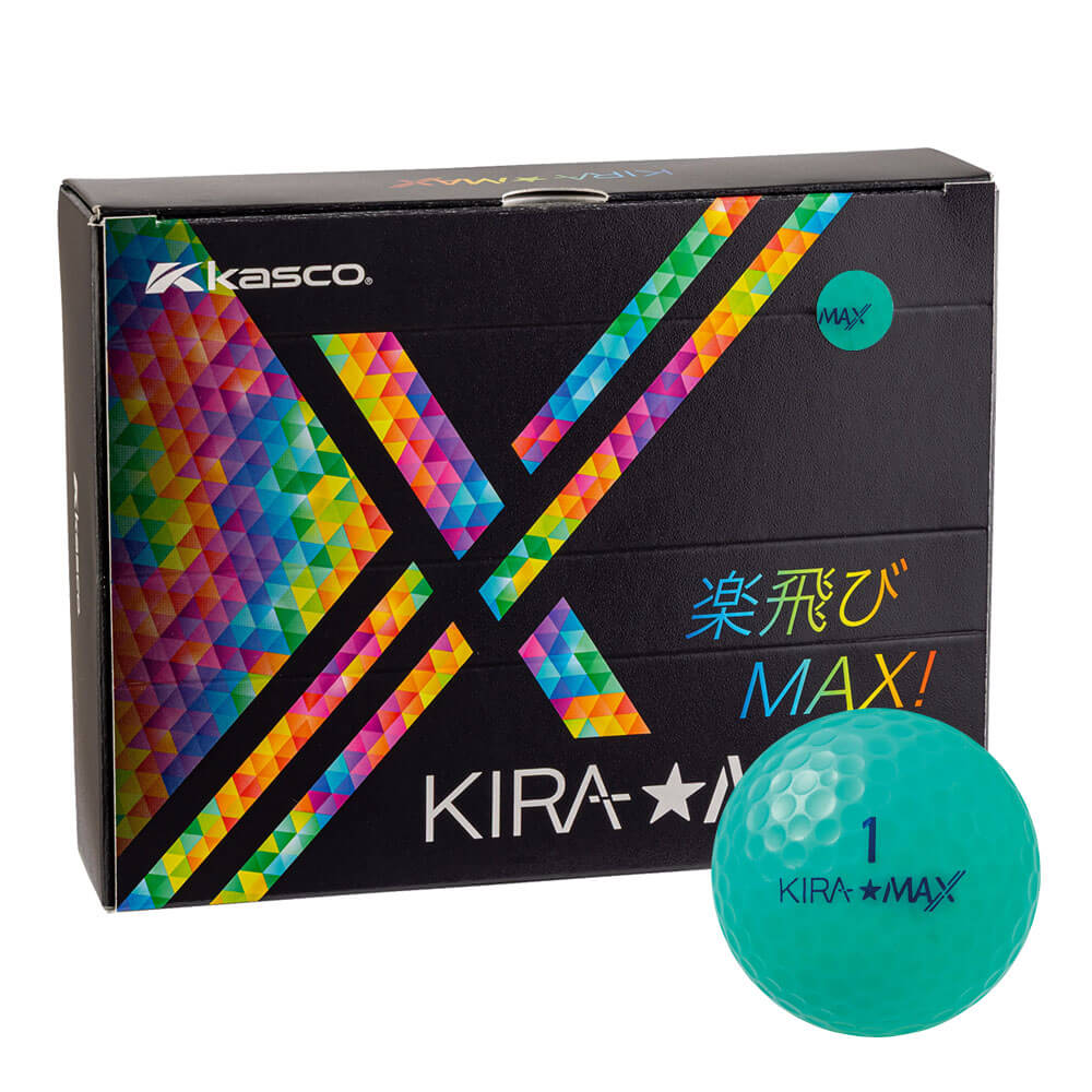 キャスコ　KIRA MAX キラ マックス ゴルフボール 1ダース （12球入り） ターコイズ　2026年モデル ターコイズ