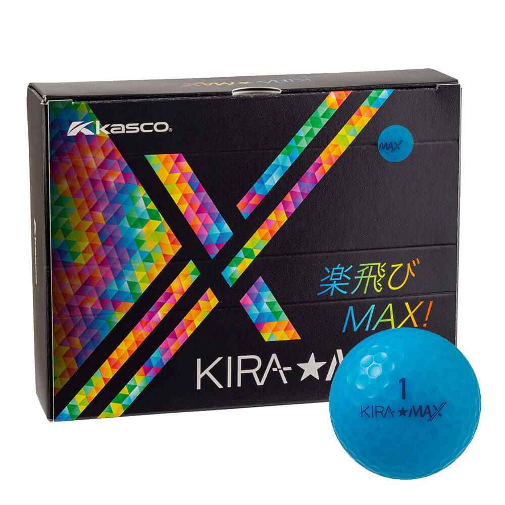 キャスコ KIRA MAX キラ マックス ゴルフボール 1ダース （12球入り） ブルー 2026年モデル