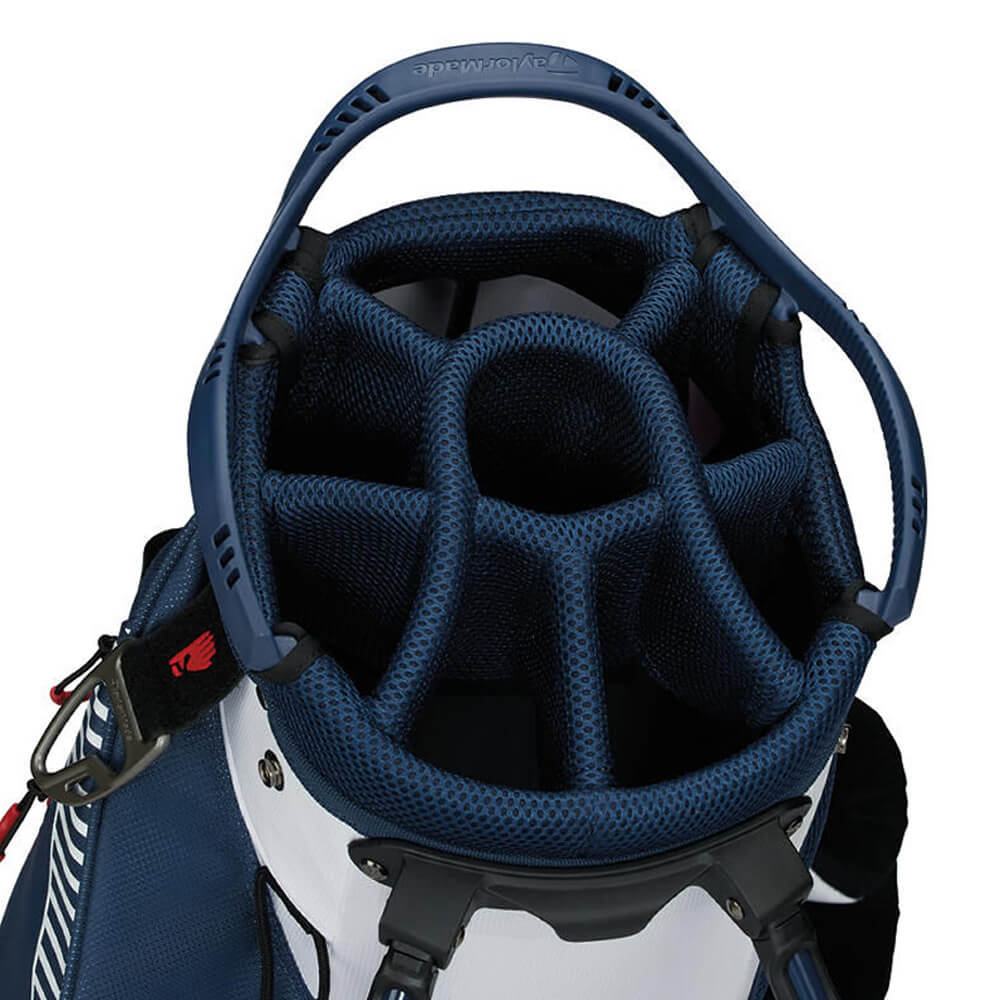 テーラーメイド　プロ スタンド メンズ キャディバッグ TF531 M23965 ホワイト/ネイビー/レッド　2026年モデル ホワイト/ネイビー/レッド 詳細3