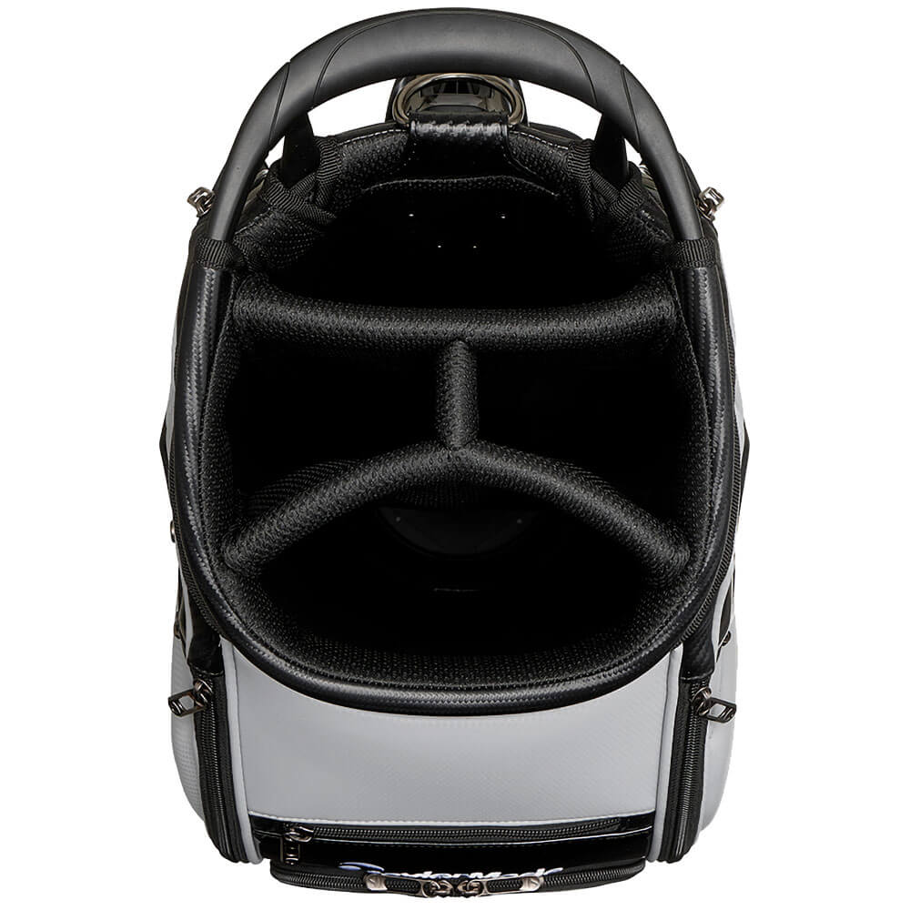 テーラーメイド　オーステック メンズ キャディバッグ UN725 M24372 グレー/ブラック　2026年モデル グレー/ブラック 詳細4