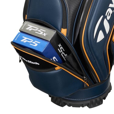 テーラーメイド　オーステック メンズ キャディバッグ UN725 M24374 ブラック/ブルー/オレンジ　2026年モデル ブラック/ブルー/オレンジ 詳細3