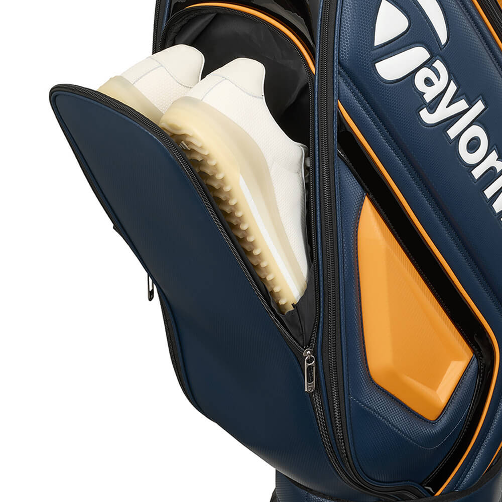 テーラーメイド　オーステック メンズ キャディバッグ UN725 M24374 ブラック/ブルー/オレンジ　2026年モデル ブラック/ブルー/オレンジ 詳細4