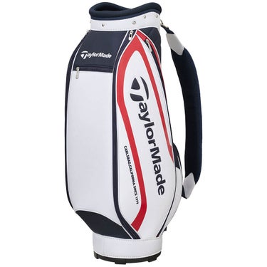 テーラーメイド　トゥルーライト メンズ キャディバッグ TL873 M24416 ホワイト/ネイビー/レッド　2026年モデル ホワイト/ネイビー/レッド 詳細2