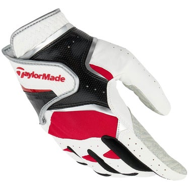 テーラーメイド　INTERCROSS　RH インタークロス 7.0 メンズ 右手用 ゴルフグローブ TL932 M24608 ホワイト/レッド　2026年モデル ホワイト/レッド 詳細3