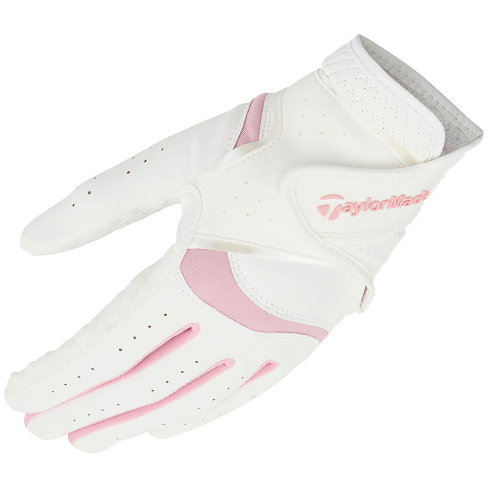 テーラーメイド　INTERCROSS SINGLE インタークロス 4.0 レディース ゴルフグローブ TL935 M24616 ホワイト/ピンク　2026年モデル ホワイト/ピンク 詳細3