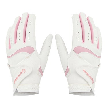 テーラーメイド　INTERCROSS PAIR インタークロス 4.0 レディース ゴルフグローブ 両手用 TL936 M24619 ホワイト/ピンク　2026年モデル ホワイト/ピンク