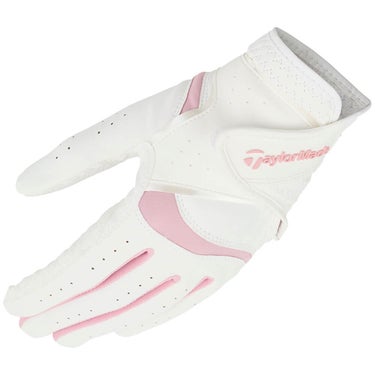 テーラーメイド　INTERCROSS PAIR インタークロス 4.0 レディース ゴルフグローブ 両手用 TL936 M24619 ホワイト/ピンク　2026年モデル ホワイト/ピンク 詳細3