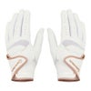 テーラーメイド　INTERCROSS PAIR インタークロス 4.0 レディース ゴルフグローブ 両手用 TL936 M24620 ホワイト/ローズゴールド　2026年モデル ホワイト/ローズゴールド