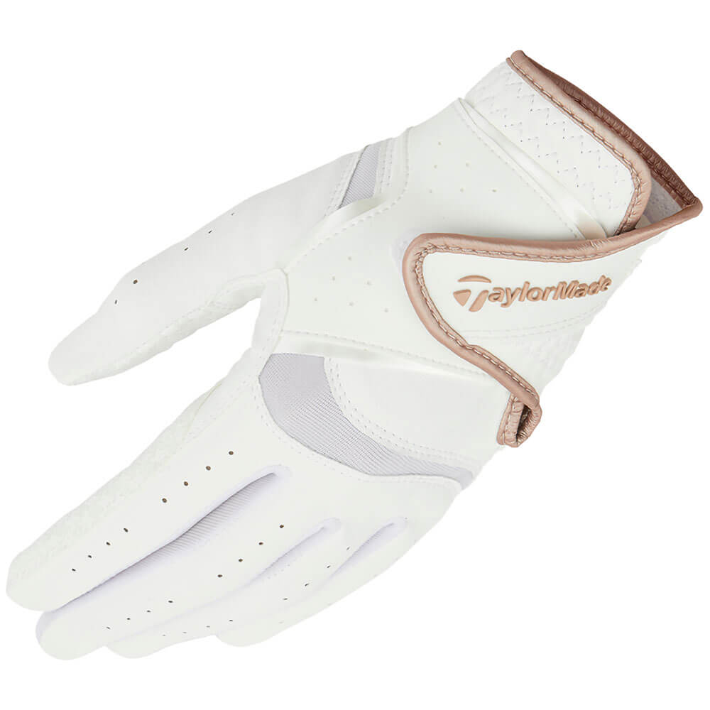 テーラーメイド　INTERCROSS PAIR インタークロス 4.0 レディース ゴルフグローブ 両手用 TL936 M24620 ホワイト/ローズゴールド　2026年モデル ホワイト/ローズゴールド 詳細3