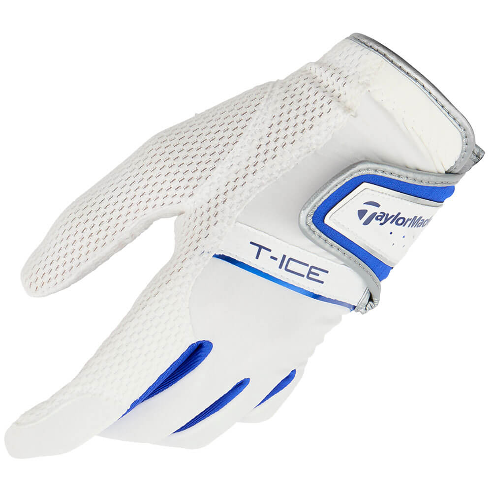 テーラーメイド　T-ICE 4.0 メンズ ゴルフグローブ TL934 M24614 ホワイト/ブルー　2026年モデル ホワイト/ブルー 詳細3