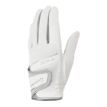 テーラーメイド　T-ICE 4.0 メンズ ゴルフグローブ TL934 M24615 ホワイト/シルバー　2026年モデル ホワイト/シルバー