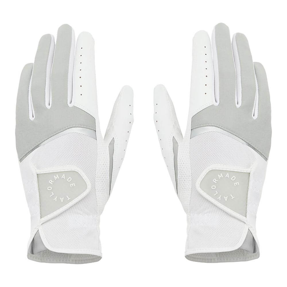 テーラーメイド　T-ICE 4.0 レディース ゴルフグローブ 両手用 TL941 M24633 ホワイト/グレー　2026年モデル ホワイト/グレー