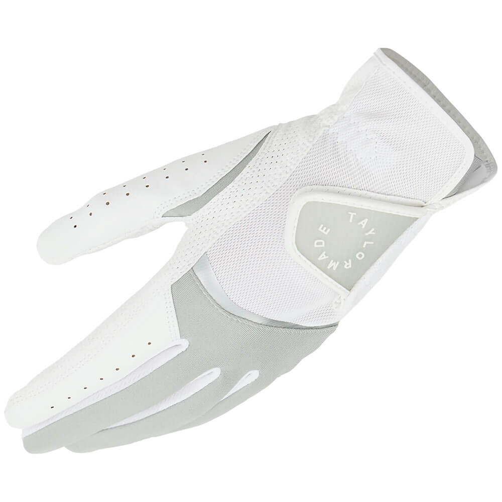 テーラーメイド　T-ICE 4.0 レディース ゴルフグローブ 両手用 TL941 M24633 ホワイト/グレー　2026年モデル ホワイト/グレー 詳細3