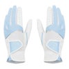 テーラーメイド　T-ICE 4.0 レディース ゴルフグローブ 両手用 TL941 M24635 ホワイト/ブルー　2026年モデル ホワイト/ブルー