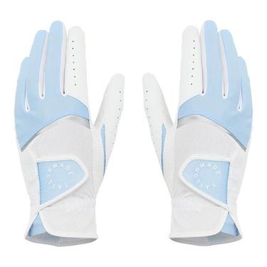 テーラーメイド　T-ICE 4.0 レディース ゴルフグローブ 両手用 TL941 M24635 ホワイト/ブルー　2026年モデル ホワイト/ブルー