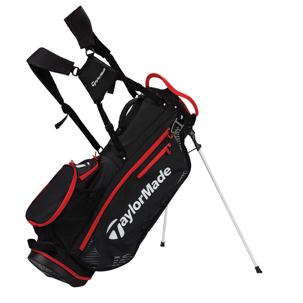 テーラーメイド メンズ PRO STAND プロ メンズ スタンド キャディバッグ TF531 V97597 BLACK/RED　2024年モデル