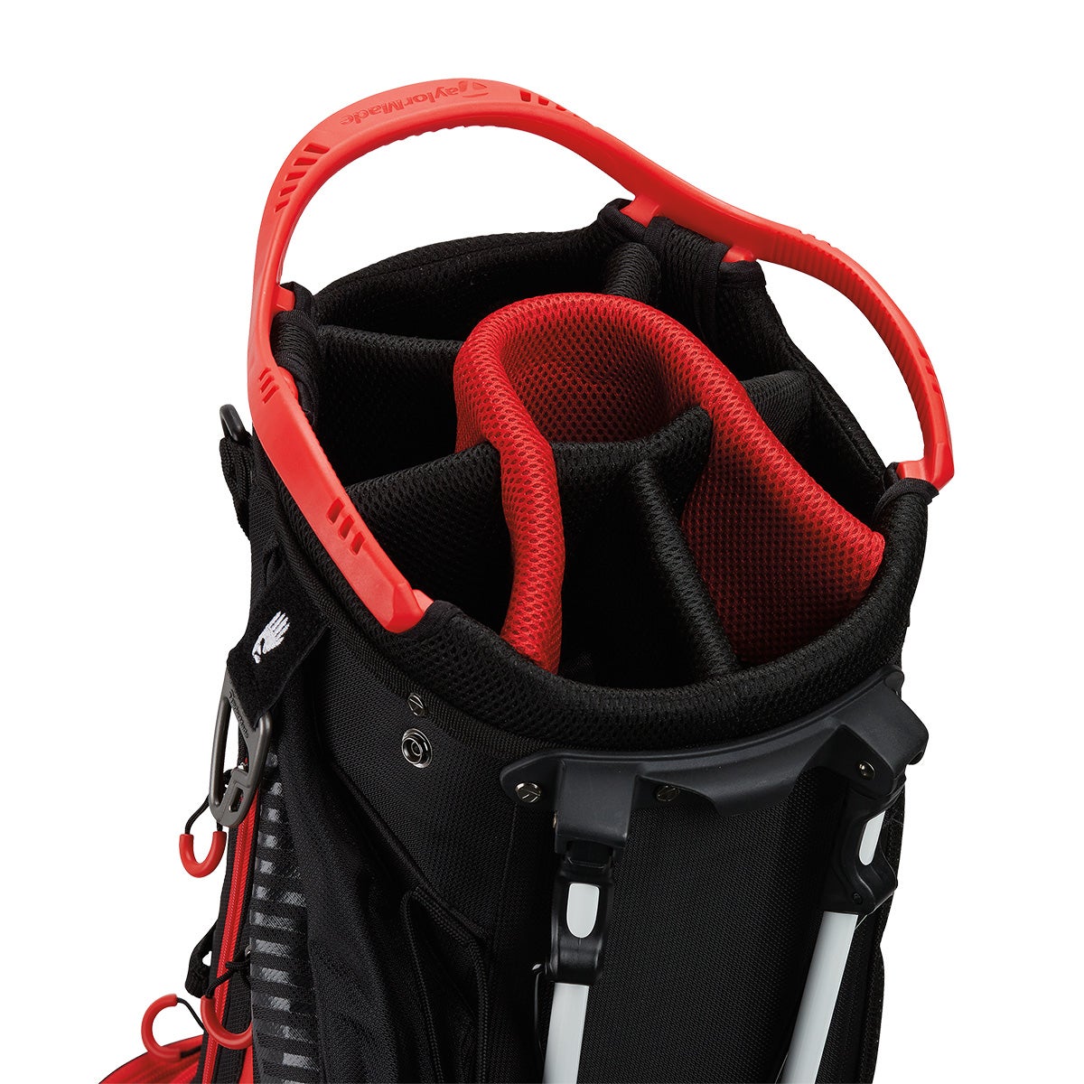テーラーメイド メンズ PRO STAND プロ メンズ スタンド キャディバッグ TF531 V97597 BLACK/RED　2024年モデル 詳細5