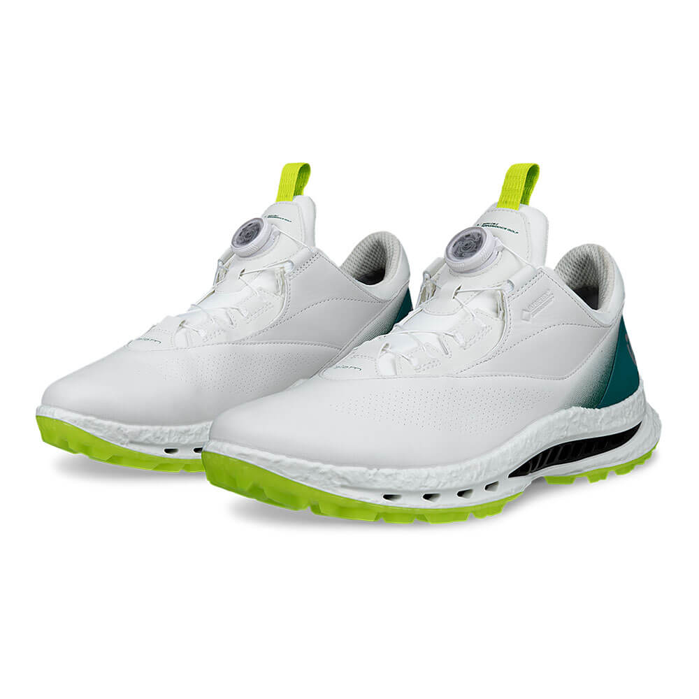 ecco エコー　BIOM C5 BOA バイオム C5 ボア メンズ スパイクレス ゴルフシューズ 132614 61475 WHITE/BAYGREEN　2026年モデル WHITE/BAYGREEN（61475）