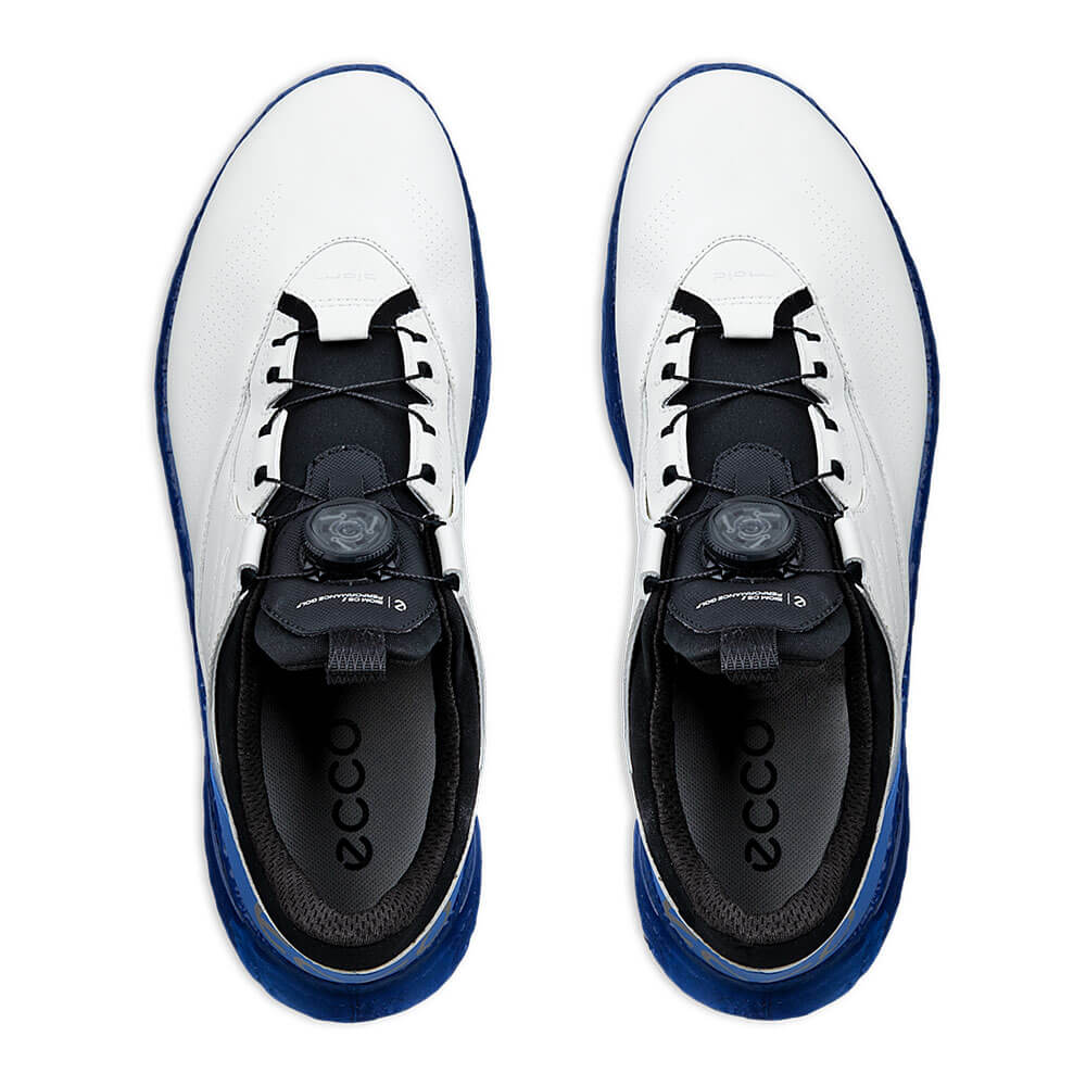 ecco エコー　BIOM C5 BOA バイオム C5 ボア メンズ スパイクレス ゴルフシューズ 132614 61583 WHITE/FEDERAL BLUE　2026年モデル WHITE/FEDERAL-BLUE（61583） 詳細6