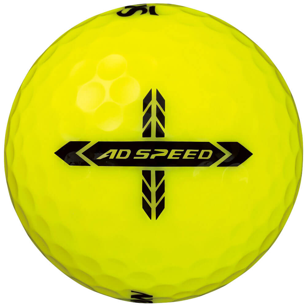 スリクソン AD SPEED エーディースピード　2026年モデル ゴルフボール　1ダース（12球入り）　パッションイエロー パッションイエロー 詳細3