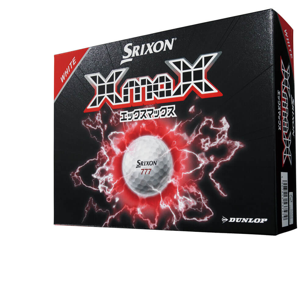 スリクソン XmaX エックスマックス　2026年モデル ゴルフボール　1ダース（12球入り）　ホワイト ホワイト