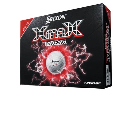 スリクソン XmaX エックスマックス　2026年モデル ゴルフボール　1ダース（12球入り）　ホワイト ホワイト