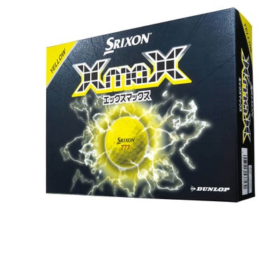 スリクソン XmaX エックスマックス　2026年モデル ゴルフボール　1ダース（12球入り）　プレミアムパッションイエロー プレミアムパッションイエロー