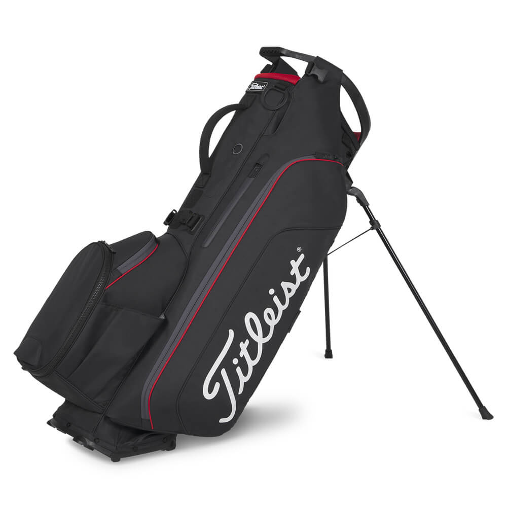 タイトリスト Titleist Hybrid 5 メンズ スタンド キャディバッグ TB25SX6A 006 ブラック×ブラック×レッド 2025年モデル
