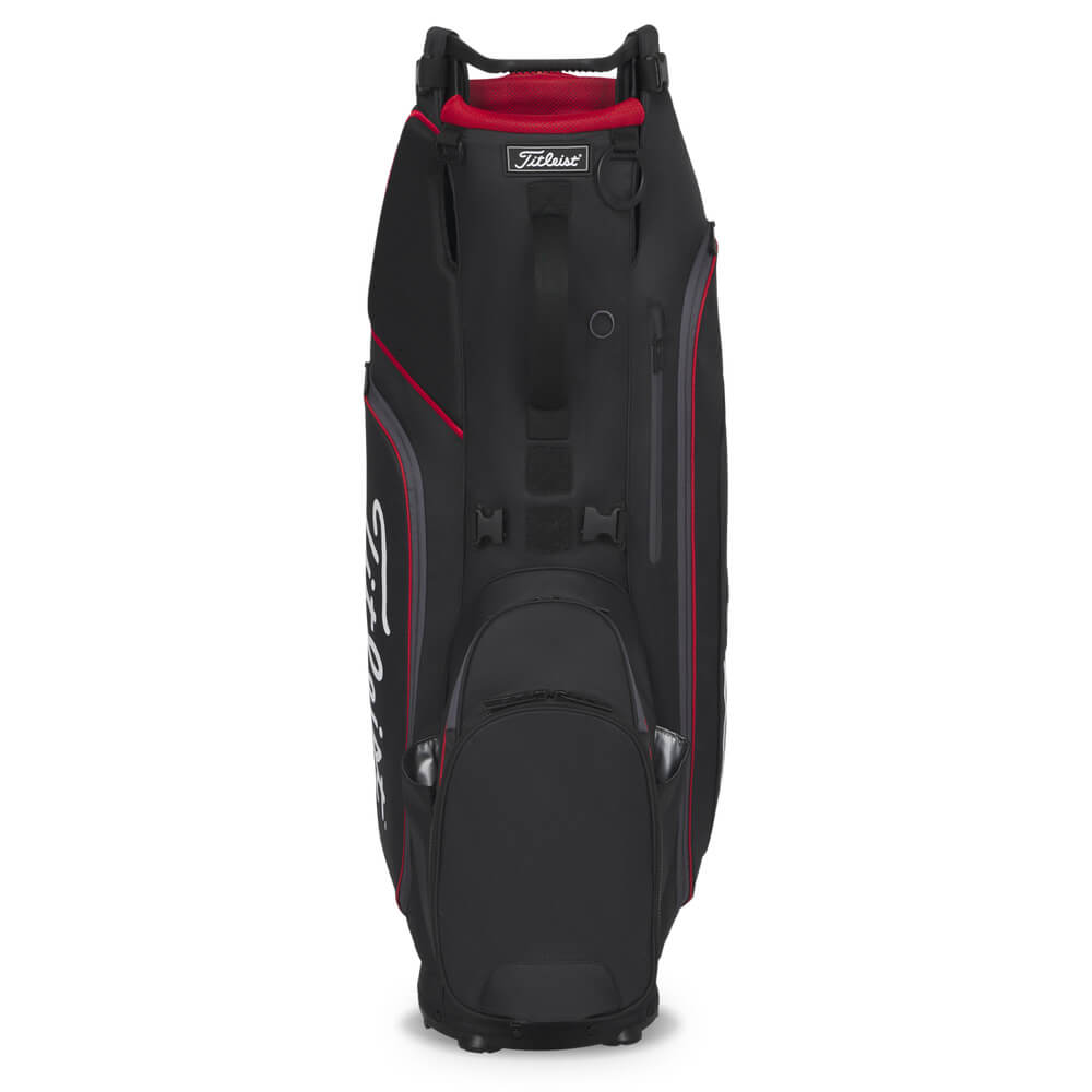 タイトリスト Titleist　Hybrid 5 メンズ スタンド キャディバッグ TB25SX6A 006 ブラック×ブラック×レッド　2025年モデル ブラック×ブラック×レッド 詳細2