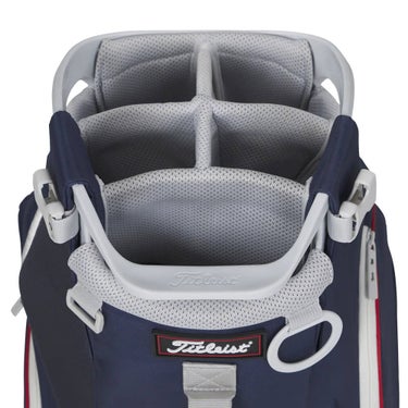 タイトリスト Titleist　Hybrid 5 メンズ スタンド キャディバッグ TB25SX6A 416 ネイビー×ホワイト×レッド　2025年モデル ネイビー×ホワイト×レッド 詳細4