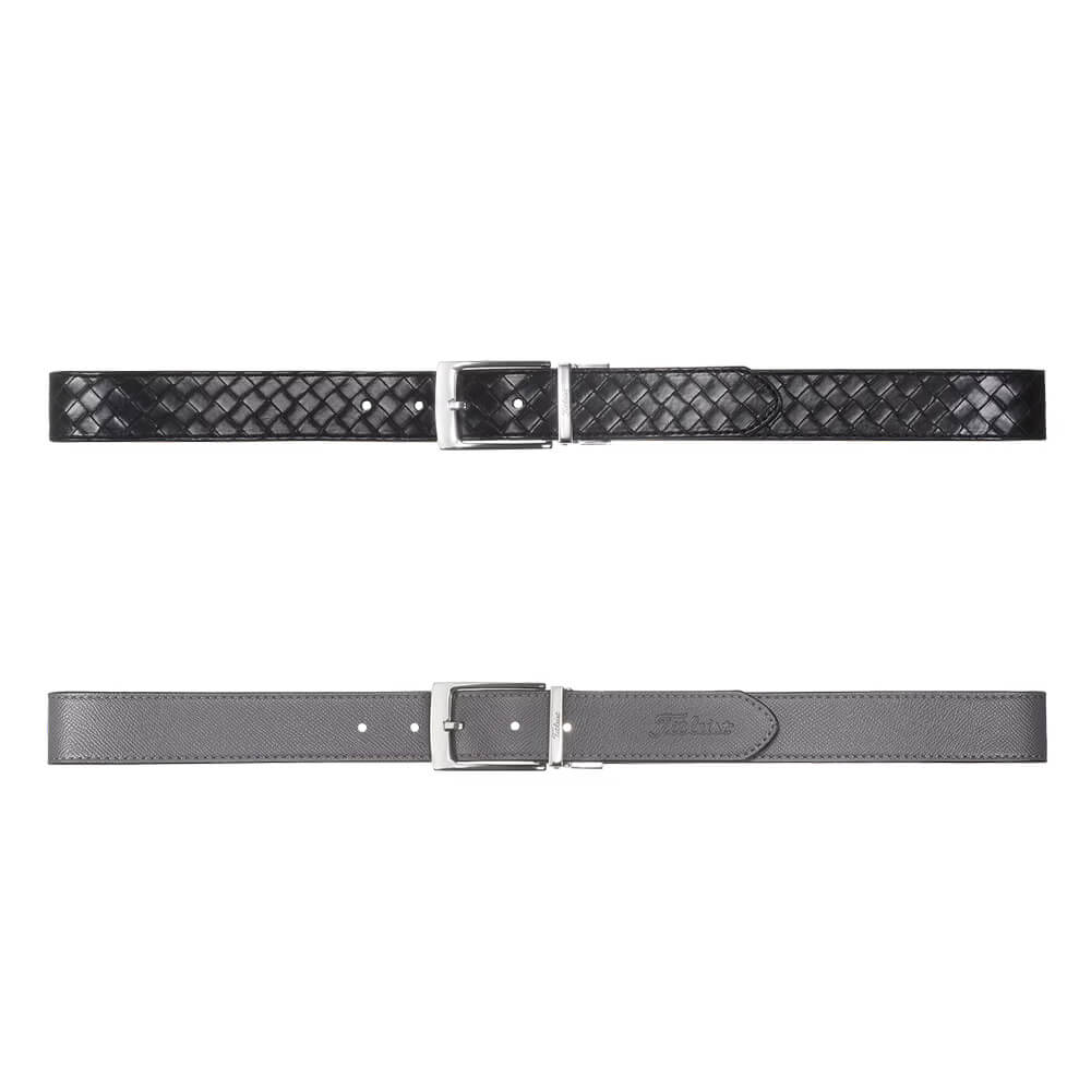 タイトリスト Titleist　メンズ リバーシブルベルト TAABT241 02 ブラック×チャコール　2026年モデル ブラック×チャコール