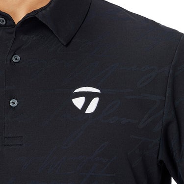 テーラーメイド TaylorMade　メンズ スクリプトジャガード 半袖 ポロシャツ TL738　2026年モデル 詳細5