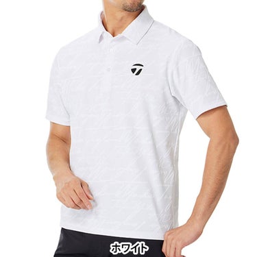 テーラーメイド TaylorMade　メンズ スクリプトジャガード 半袖 ポロシャツ TL738　2026年モデル 詳細7