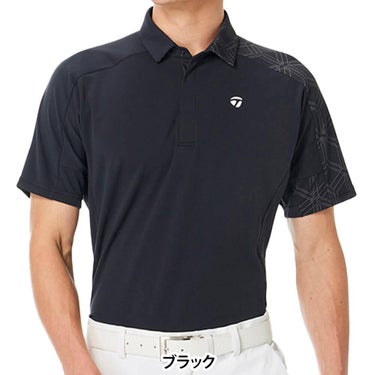 テーラーメイド TaylorMade　メンズ グラフィックブロック 半袖 ポロシャツ TL742　2026年モデル 詳細2