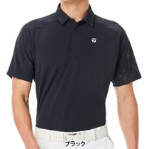 テーラーメイド TaylorMade　メンズ グラフィックブロック 半袖 ポロシャツ TL742　2026年モデル