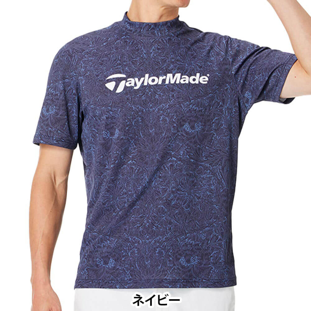 テーラーメイド TaylorMade メンズ リバティー柄 半袖 モックネック シャツ TL745 2026年モデル