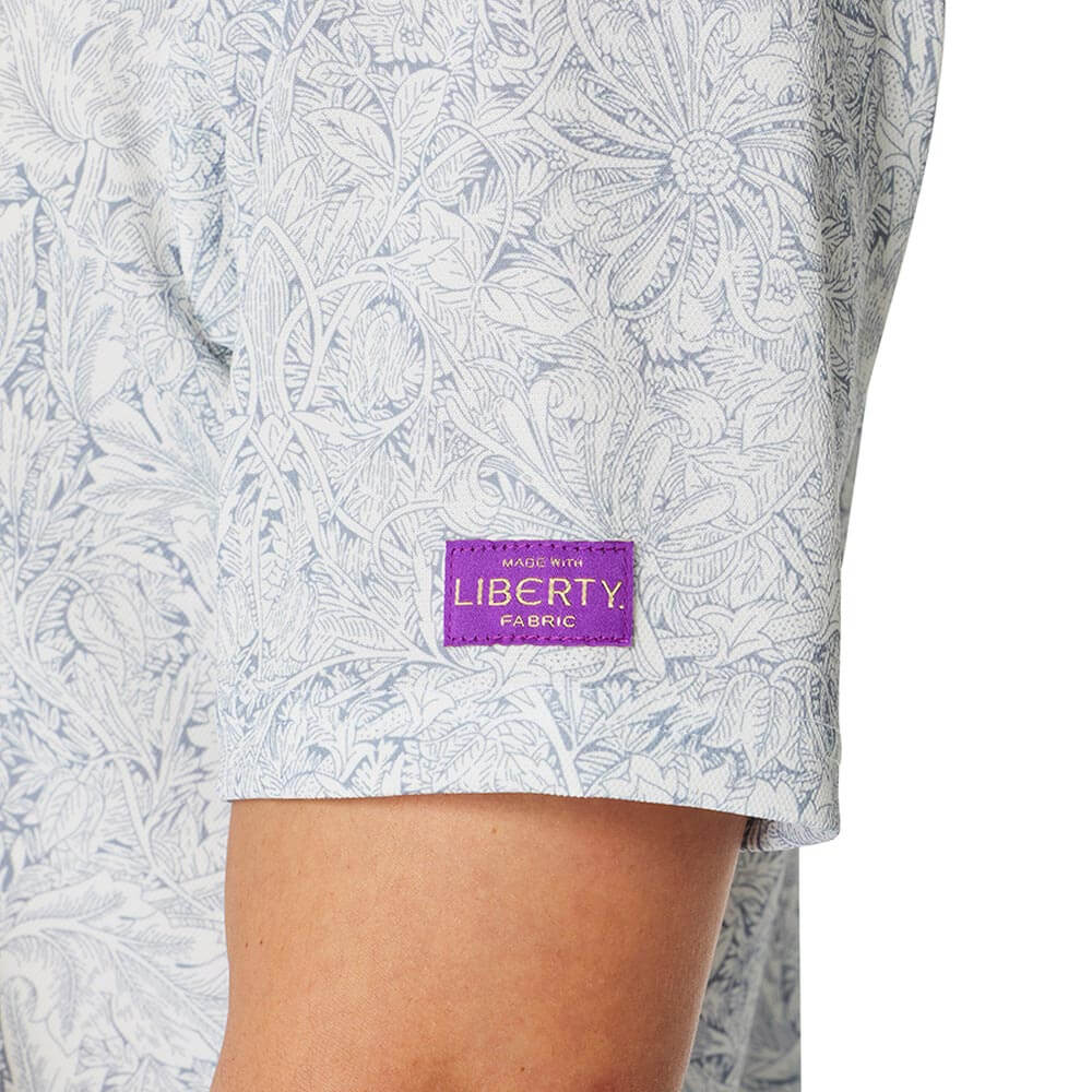 テーラーメイド TaylorMade　メンズ リバティー柄 半袖 モックネック シャツ TL745　2026年モデル 詳細9