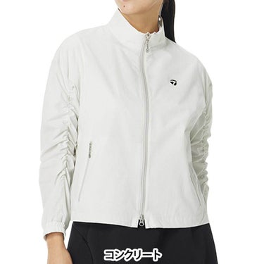 テーラーメイド TaylorMade　レディース シャーリング 長袖 フルジップ ジャケット TL785　2026年モデル 詳細2