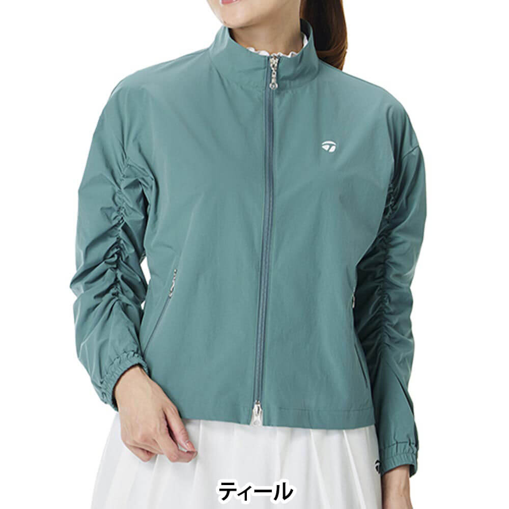 テーラーメイド TaylorMade　レディース シャーリング 長袖 フルジップ ジャケット TL785　2026年モデル 詳細8