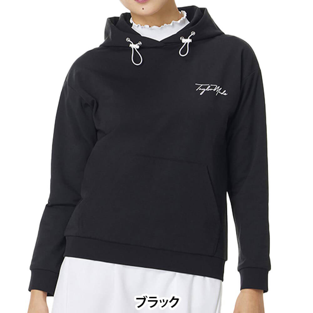 テーラーメイド TaylorMade　レディース スクリプトロゴ 長袖 フーディー TL787　2026年モデル 詳細2