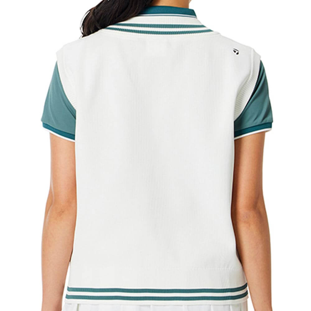 テーラーメイド TaylorMade　レディース Vネック セーター ベスト TL793　2026年モデル 詳細3