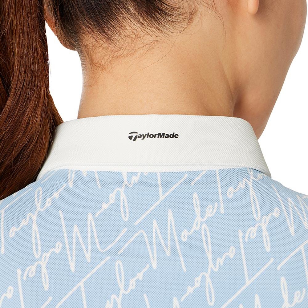 テーラーメイド TaylorMade　レディース スクリプトグラフィック 半袖 ポロシャツ TL800　2026年モデル 詳細5