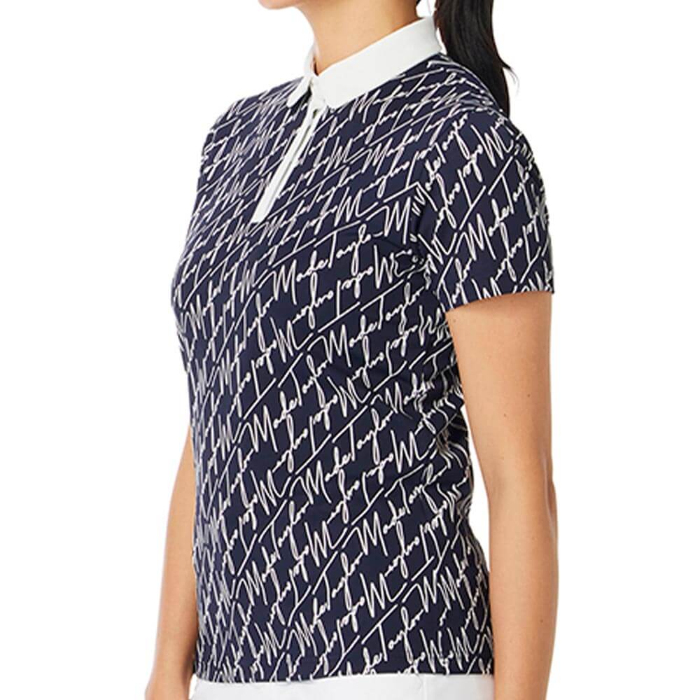 テーラーメイド TaylorMade　レディース スクリプトグラフィック 半袖 ポロシャツ TL800　2026年モデル 詳細8