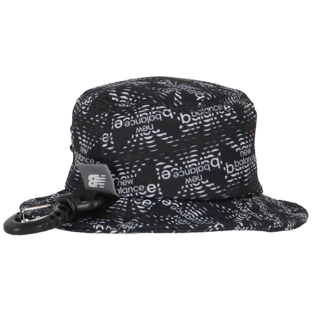 ニューバランスゴルフ　ツイルバケットハット型 チョークバッグ 012-6184005 011 ブラックプリント　2026年モデル ブラックプリント 画像3(ALT)