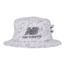 ニューバランスゴルフ　ツイルバケットハット型 チョークバッグ 012-6184005 031 ホワイトプリント　2026年モデル